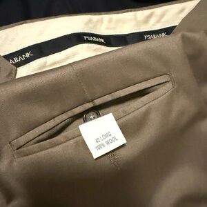 Jos. A. Bank Men's Brown Wool Trousers